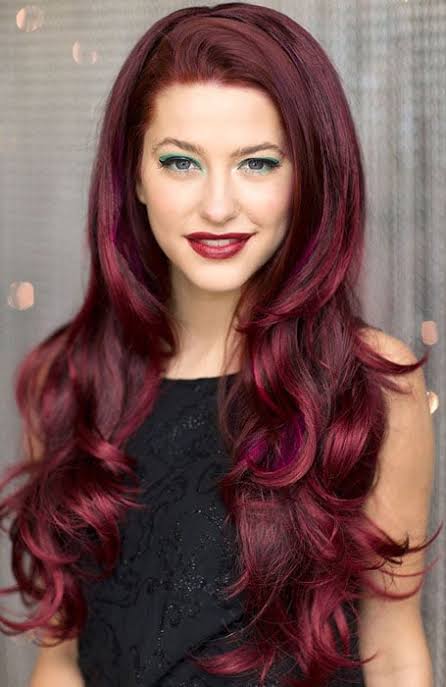 15+ Vivid Dark red hair Colors to try - Human Hair Exim