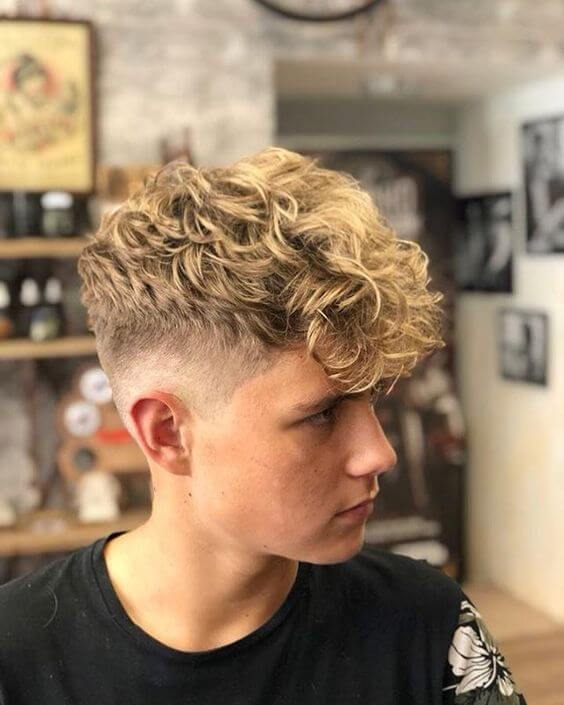 Hairstyle For Boy With Curly Hair - Smukertenc