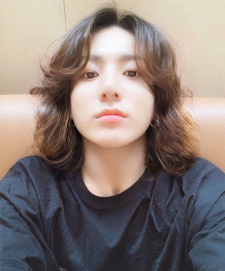 Good Look Jungkook  With Long  Hair  Human Hair  Exim