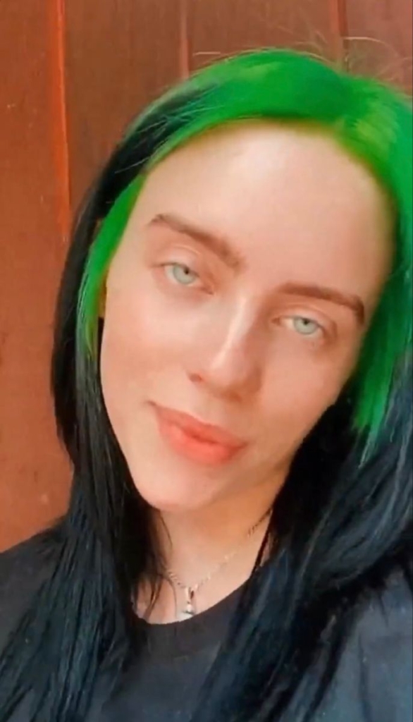 Billie Eilish Green Hairstyles