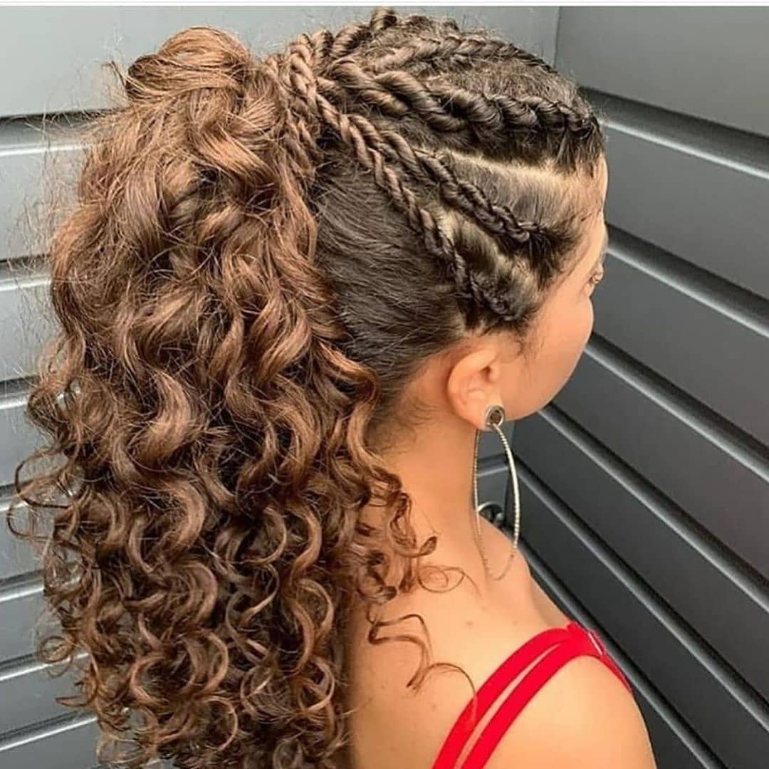 How To Wear A Cute Hairstyles For Curly Hair Human Hair Exim