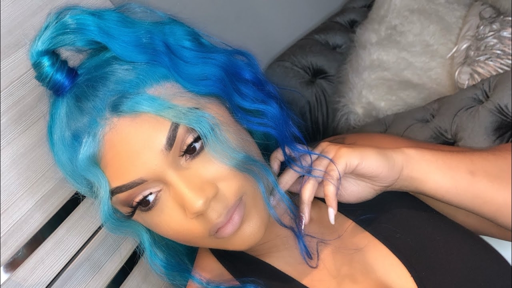 Semi-Permanent Blue Hair Color - wide 4